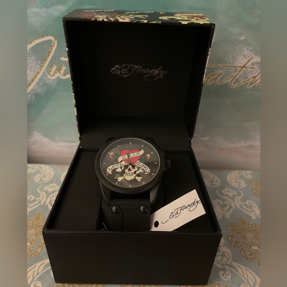 NIB ED HARDY WATCH